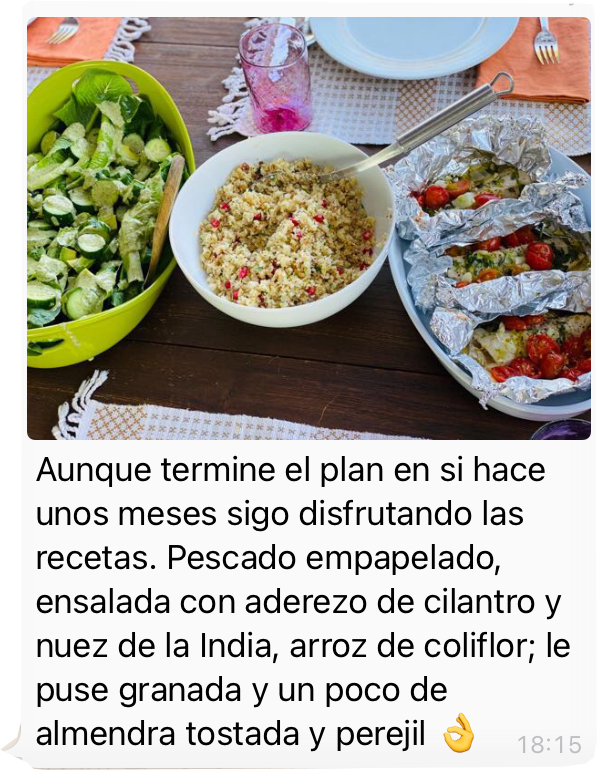 Testimonio de mentorada de PlanGluco